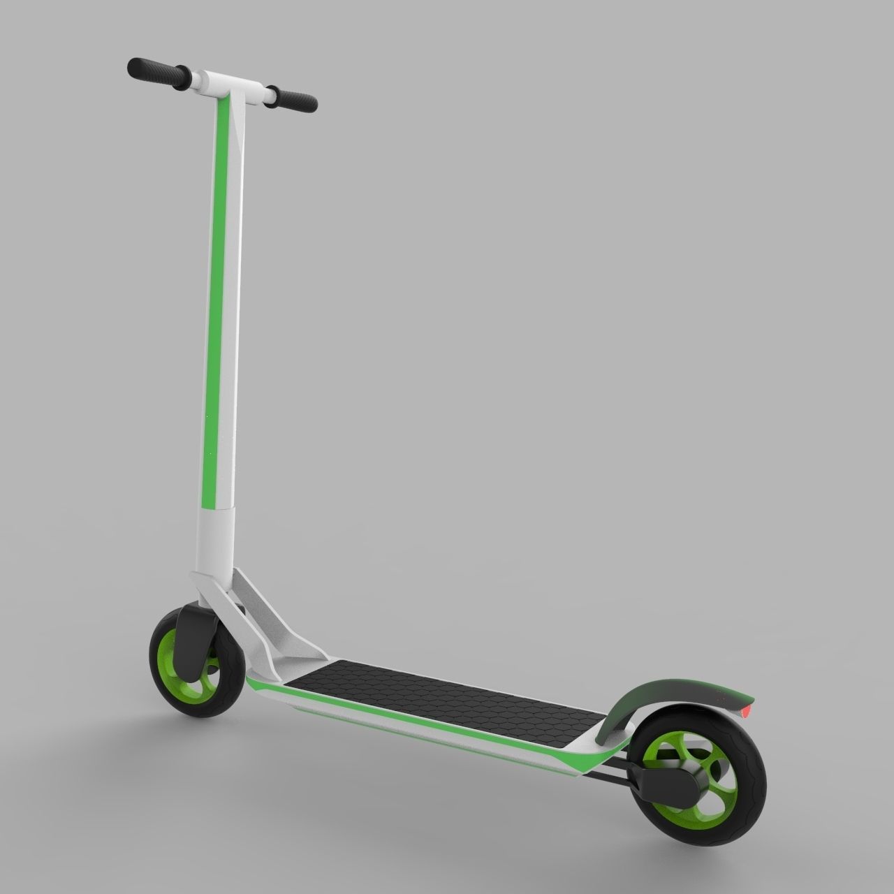 Scooter electric with design 3D model_6