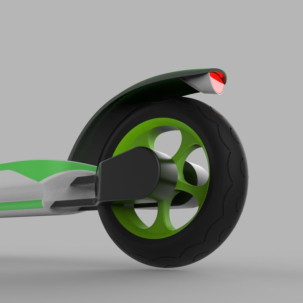 Scooter electric with design 3D model_12