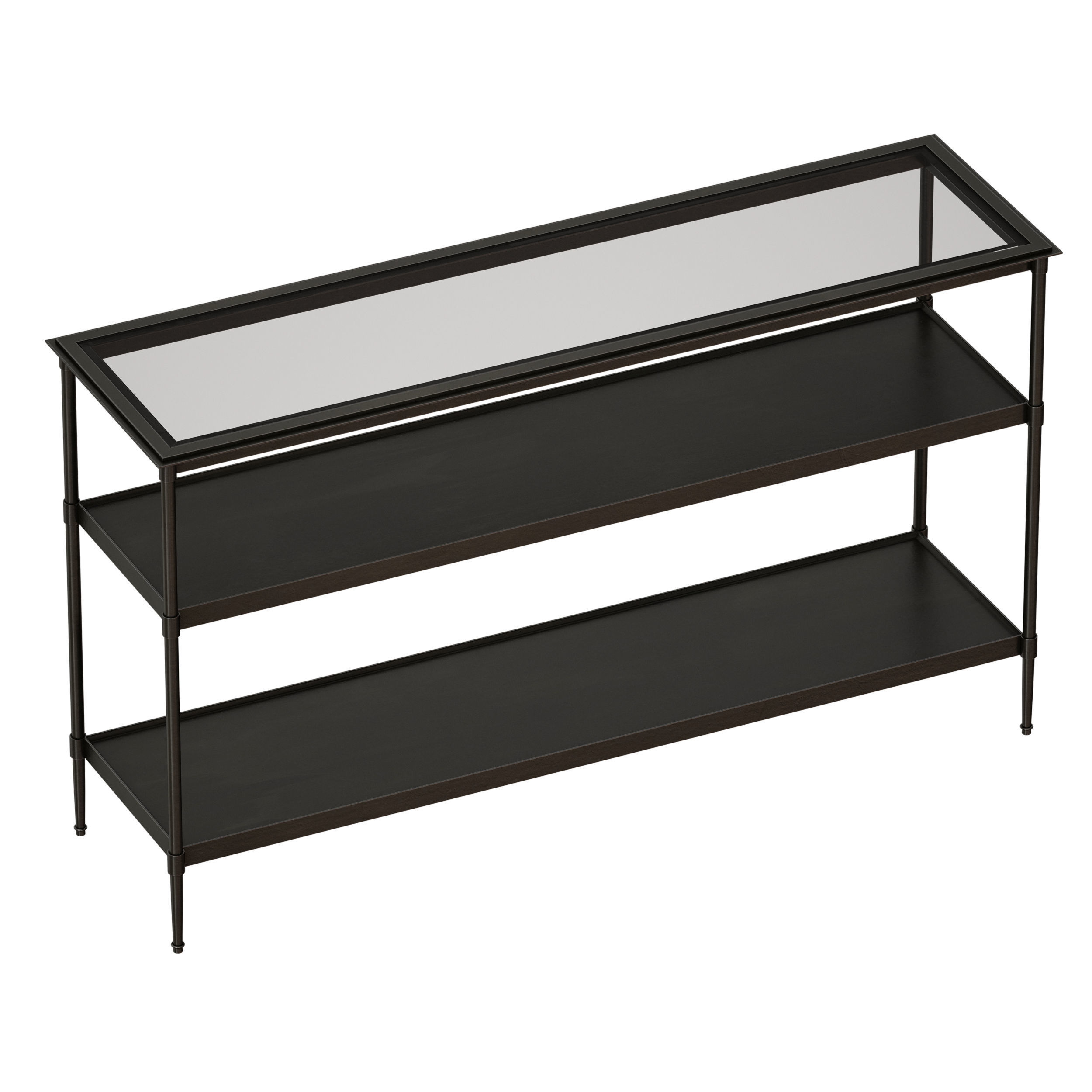 Kyra Console Table Crate and Barrel 3D model_2