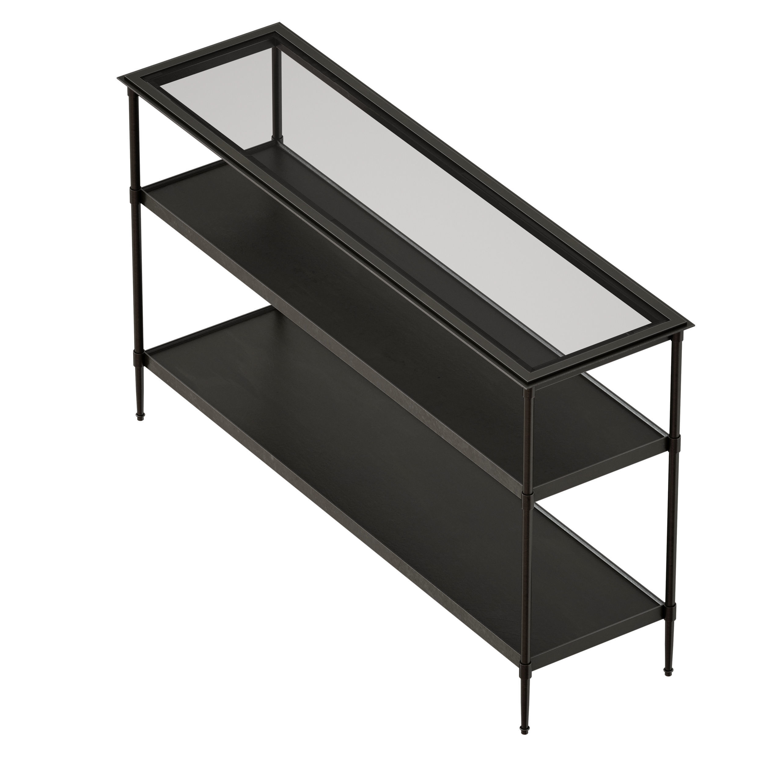 Kyra Console Table Crate and Barrel 3D model_8