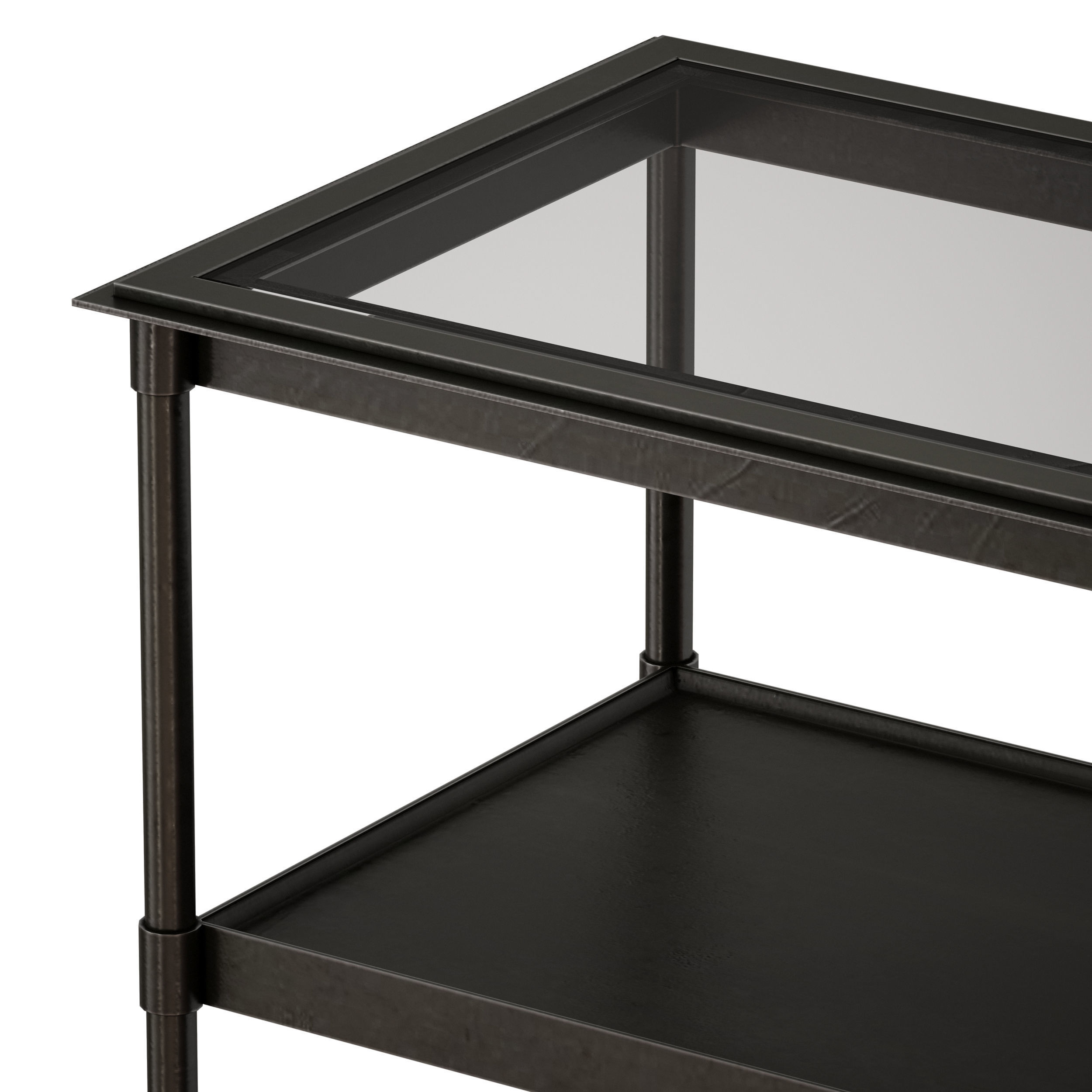 Kyra Console Table Crate and Barrel 3D model_9
