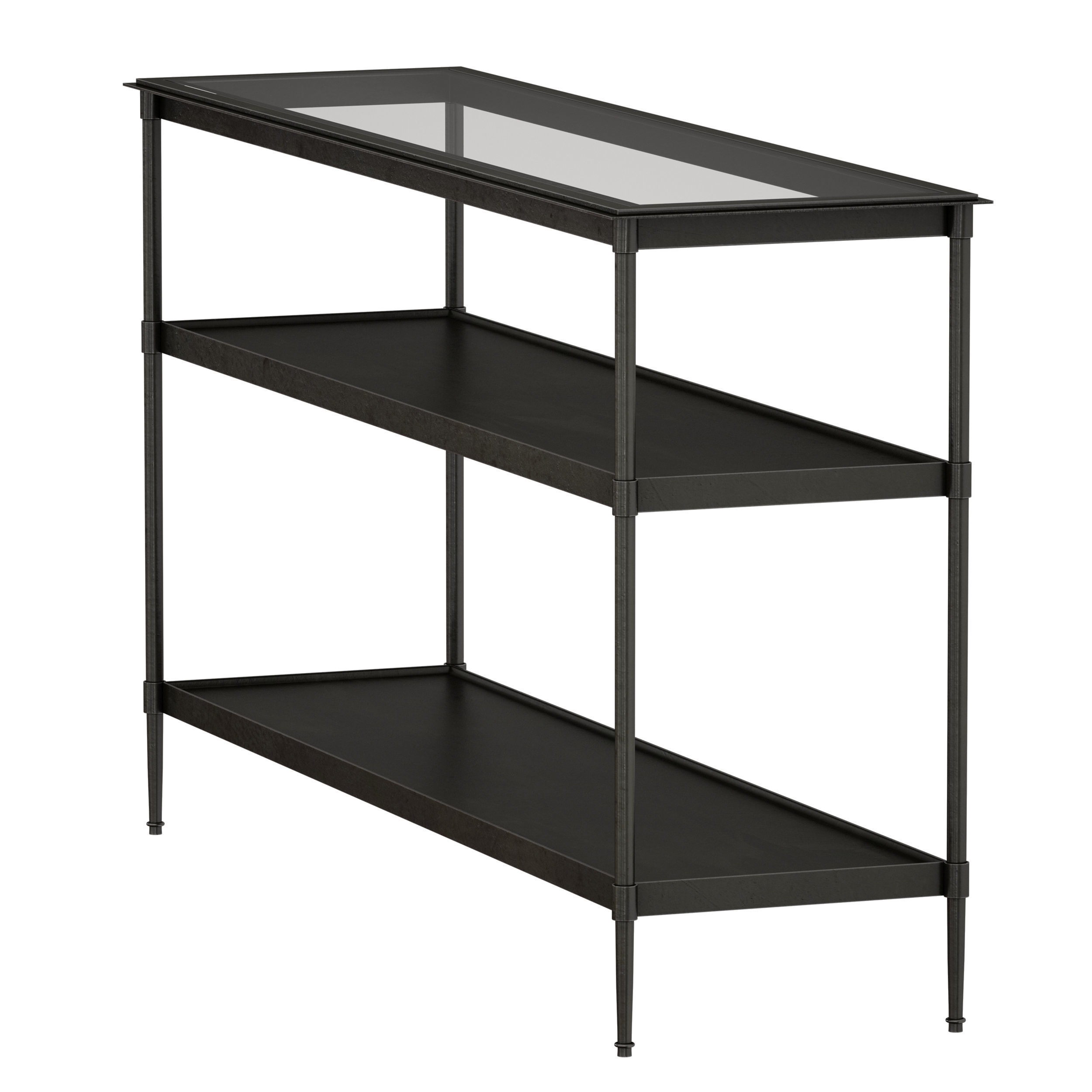 Kyra Console Table Crate and Barrel 3D model_4
