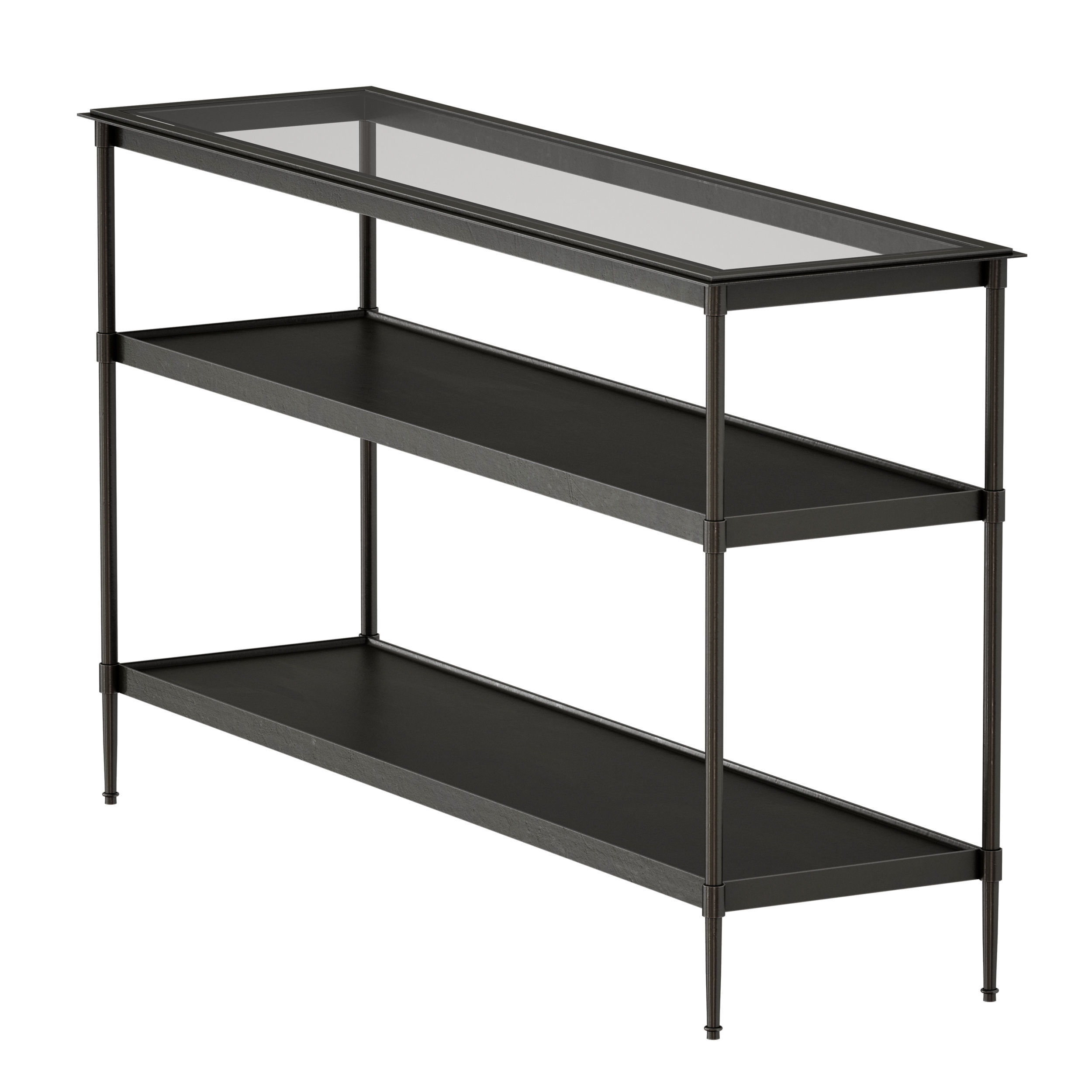 Kyra Console Table Crate and Barrel 3D model_7