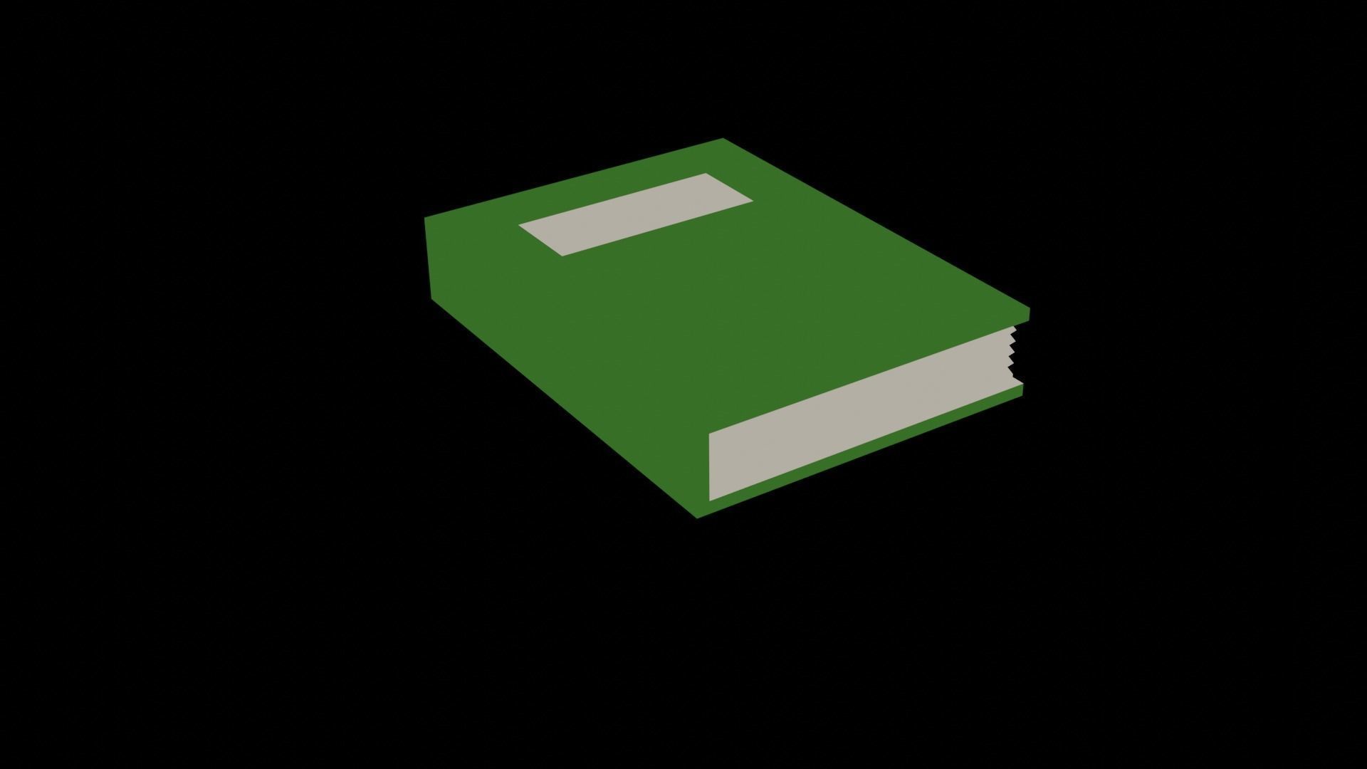 LOW POLY BOOKS stack of Low-poly 3D model_4