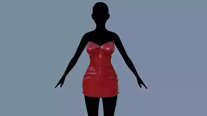 Latex dress