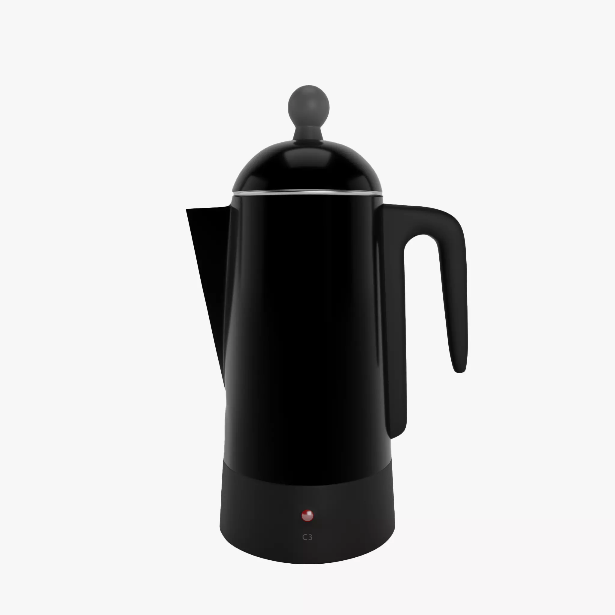 Perculator - C3 Scandinavian Design Low-poly 3D model
