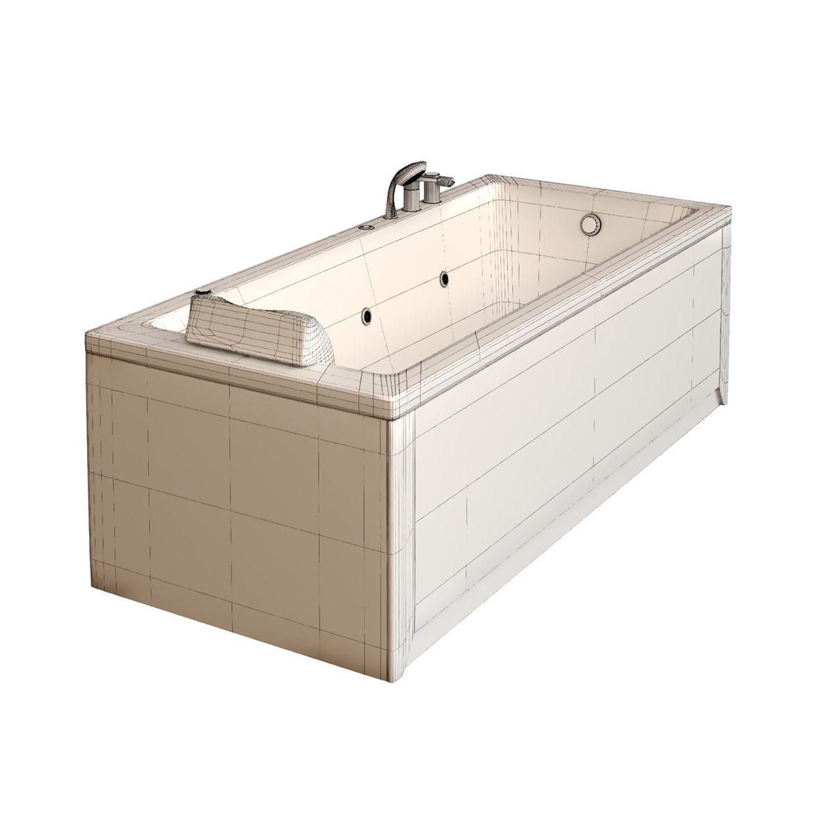 bathtube 705 ariana 3D model_5