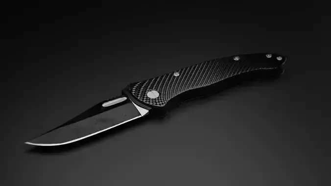 Drop point pocket Knife