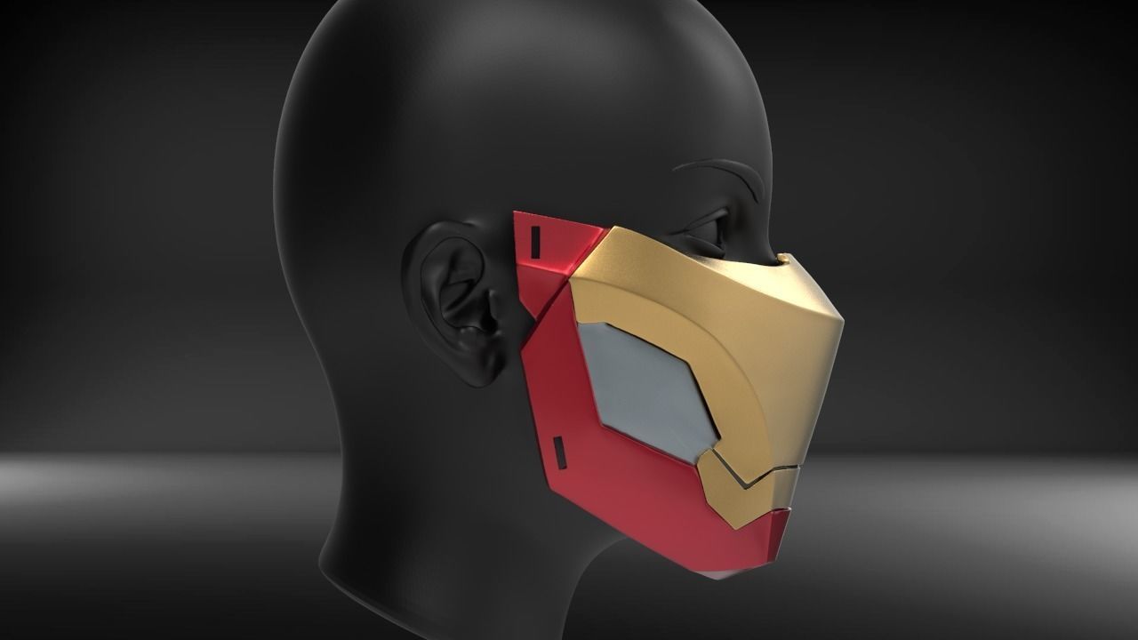 Mark47 Mask STL 3D print model_2