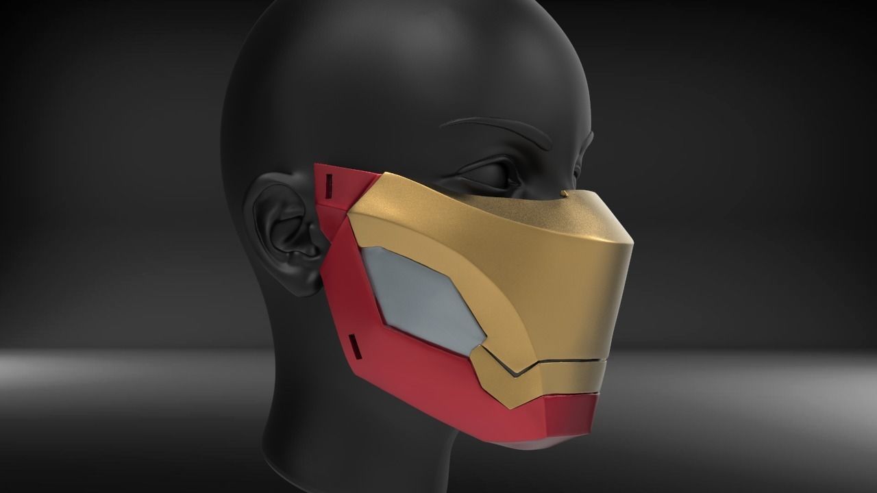 Mark47 Mask STL 3D print model_1