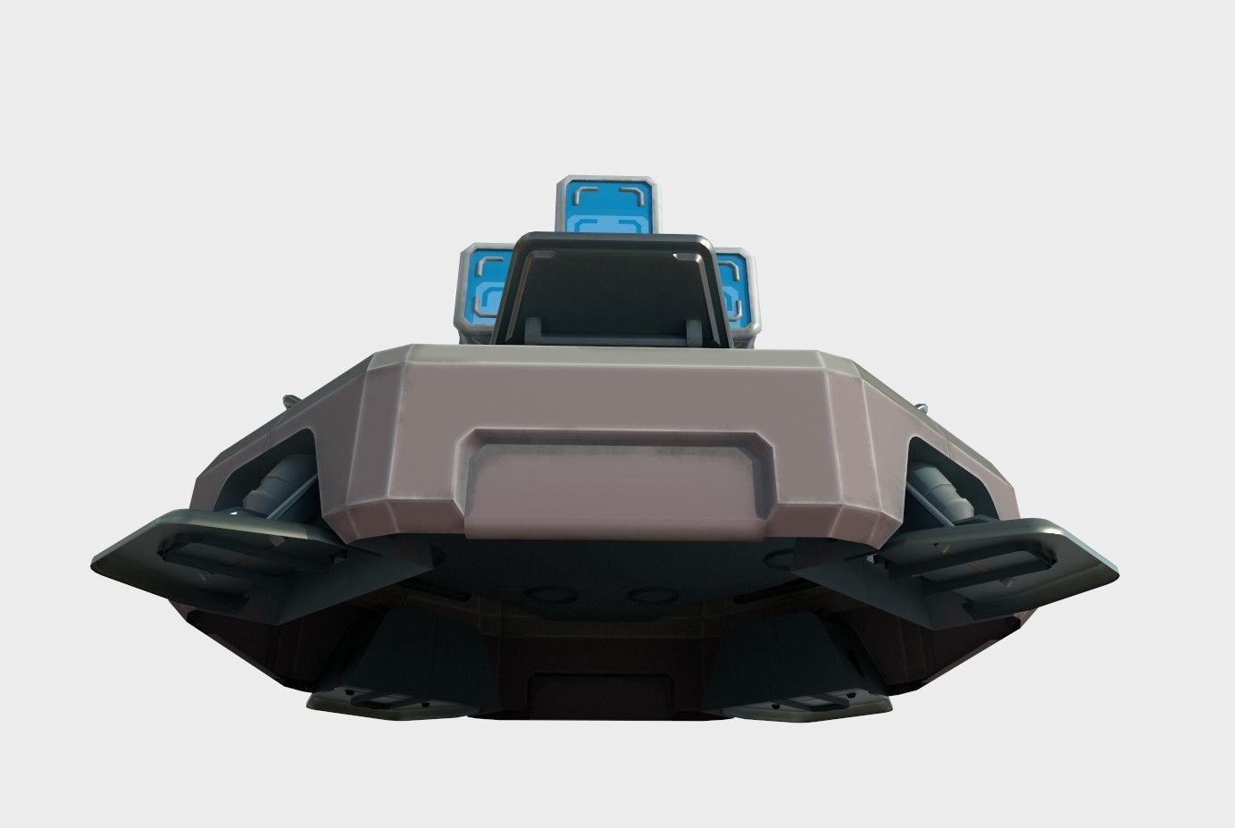 Medical kit Low-poly 3D model_9