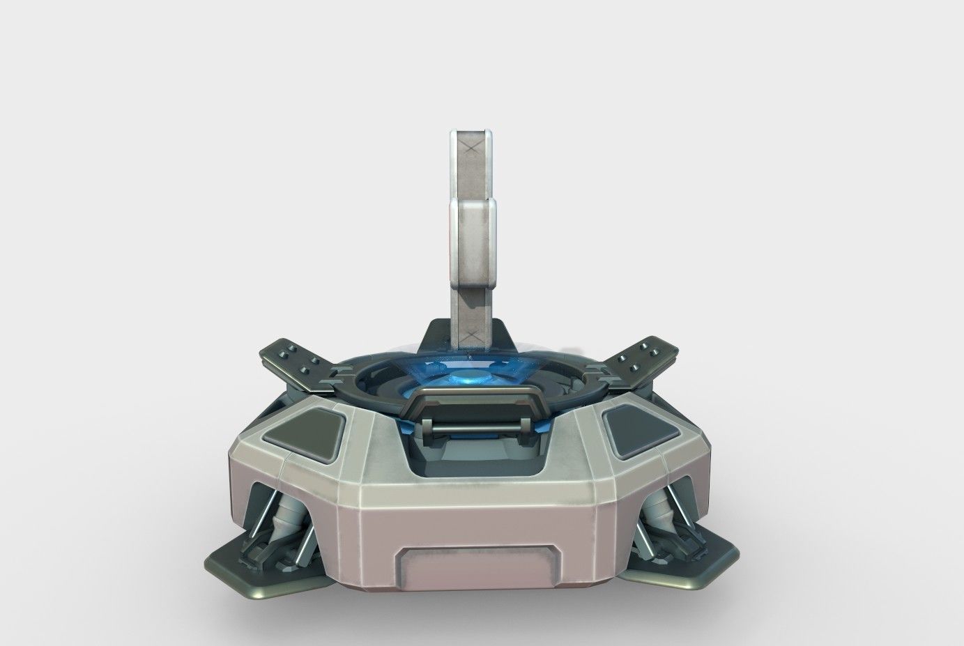 Medical kit Low-poly 3D model_11