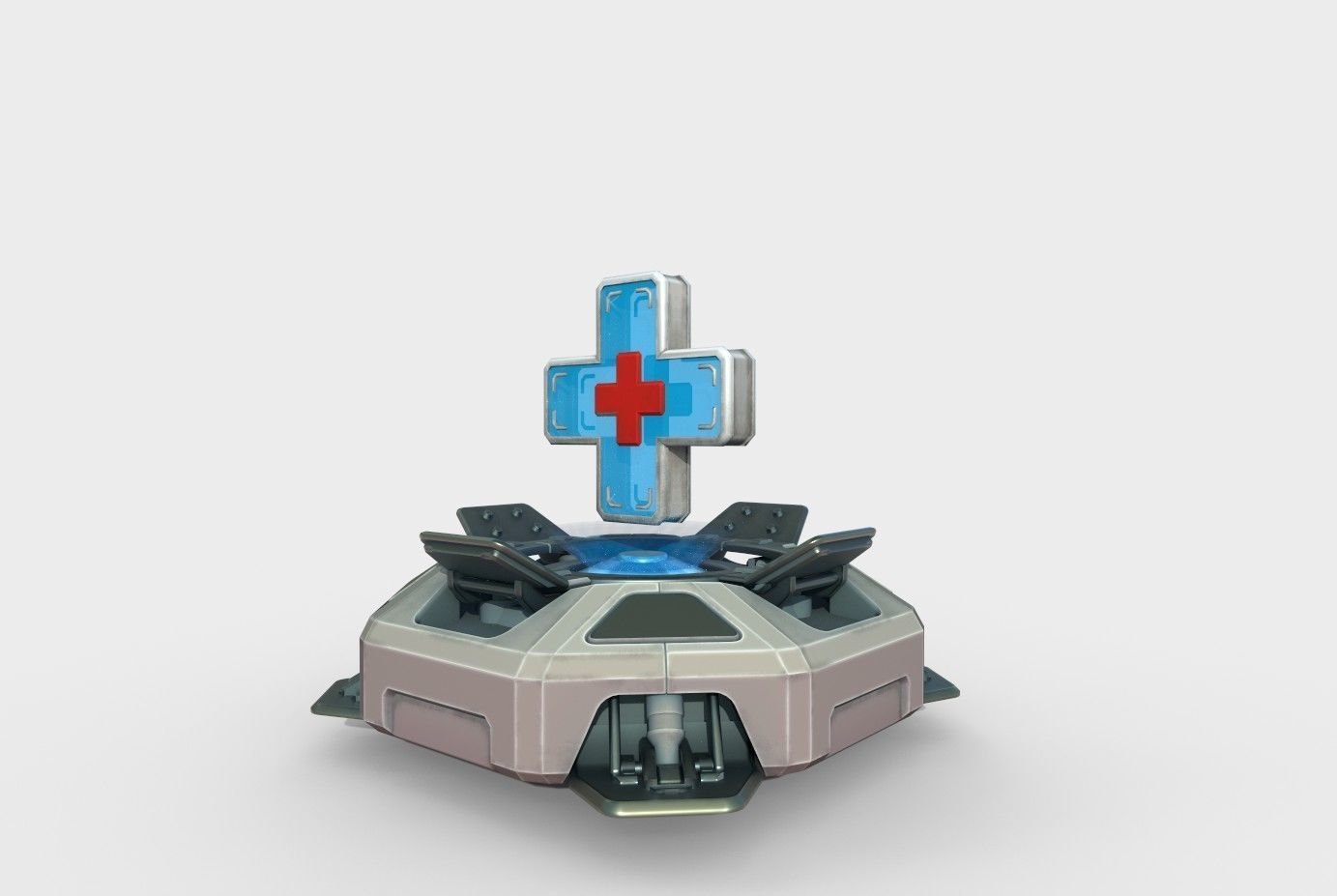 Medical kit Low-poly 3D model_20