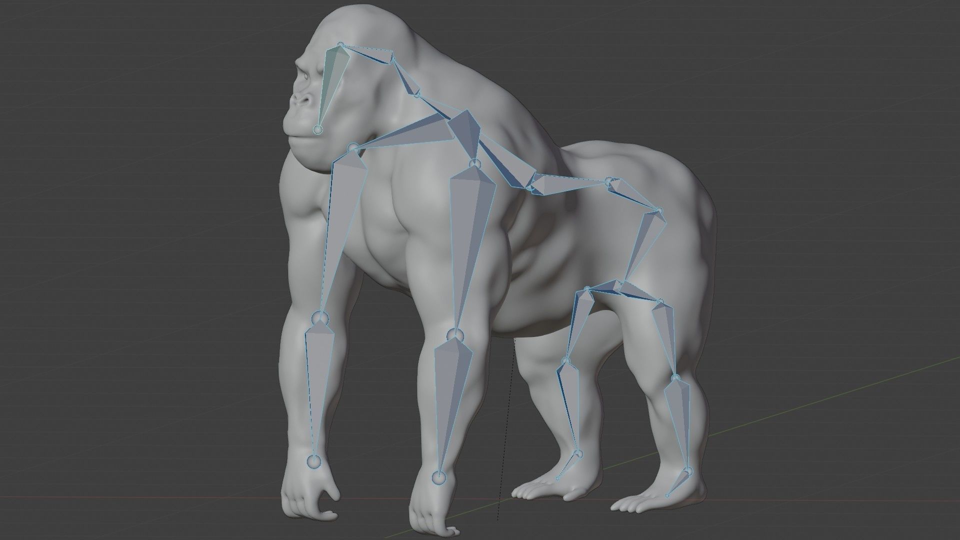 Gorilla 3D model_9