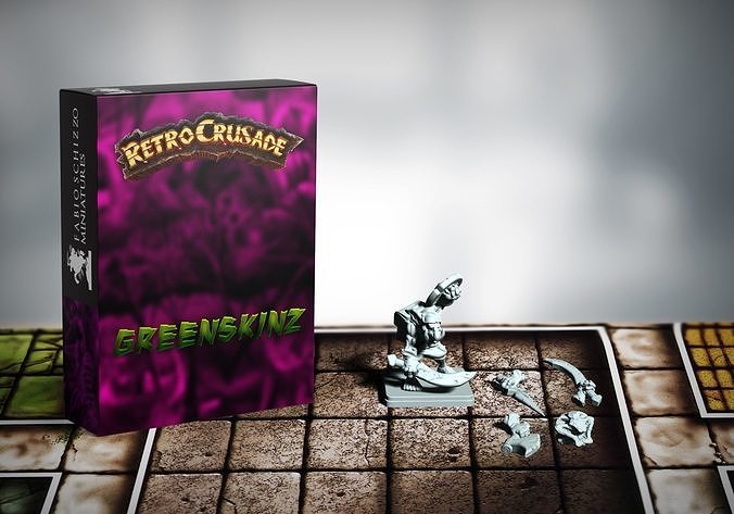 Retrocrusade - Greenskinz set 3 3D print model