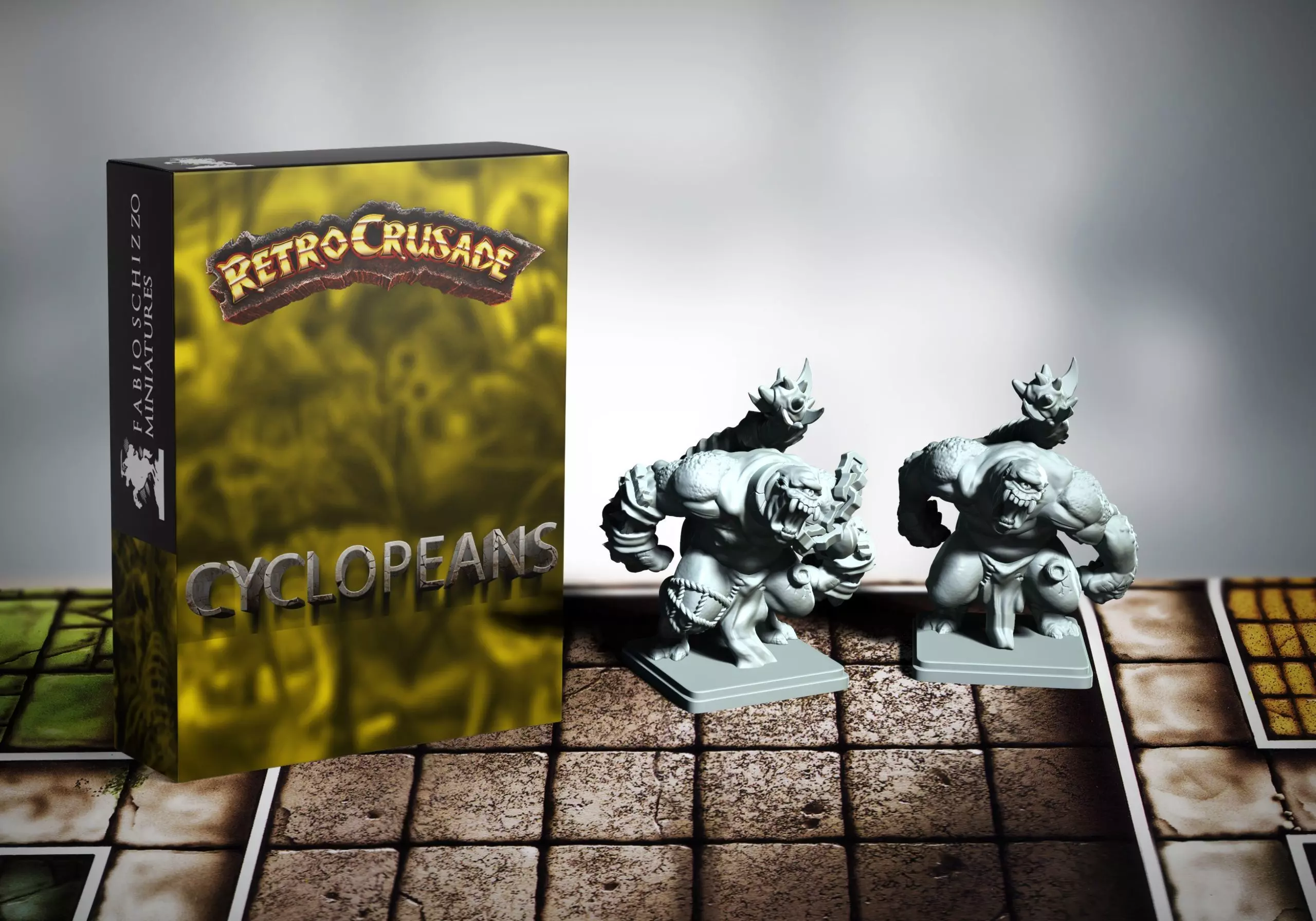 Retrocrusade - Cyclopean set 1 3D print model_0