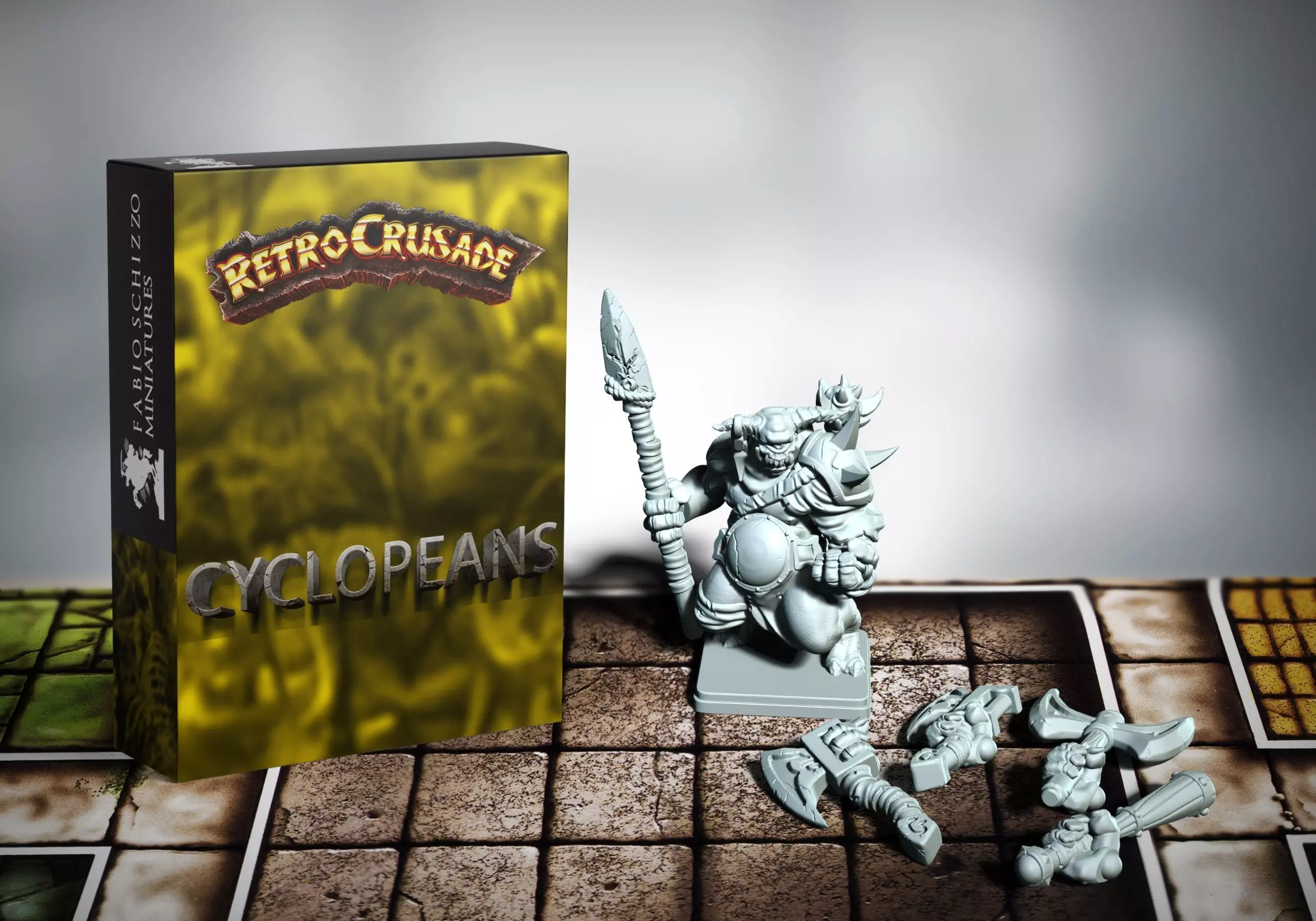 Retrocrusade - Cyclopeans set 2 3D print model_0