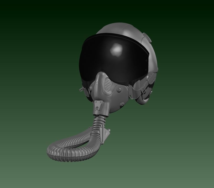 Helmet HGU-55 3D print model_1