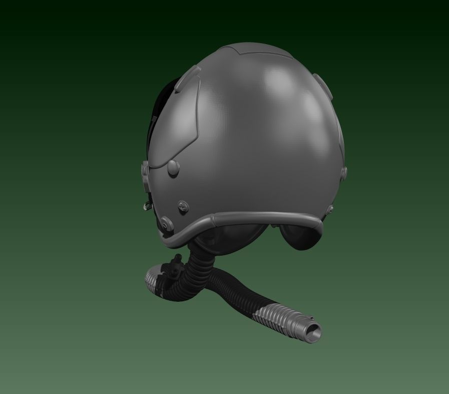 Helmet HGU-55 3D print model_7