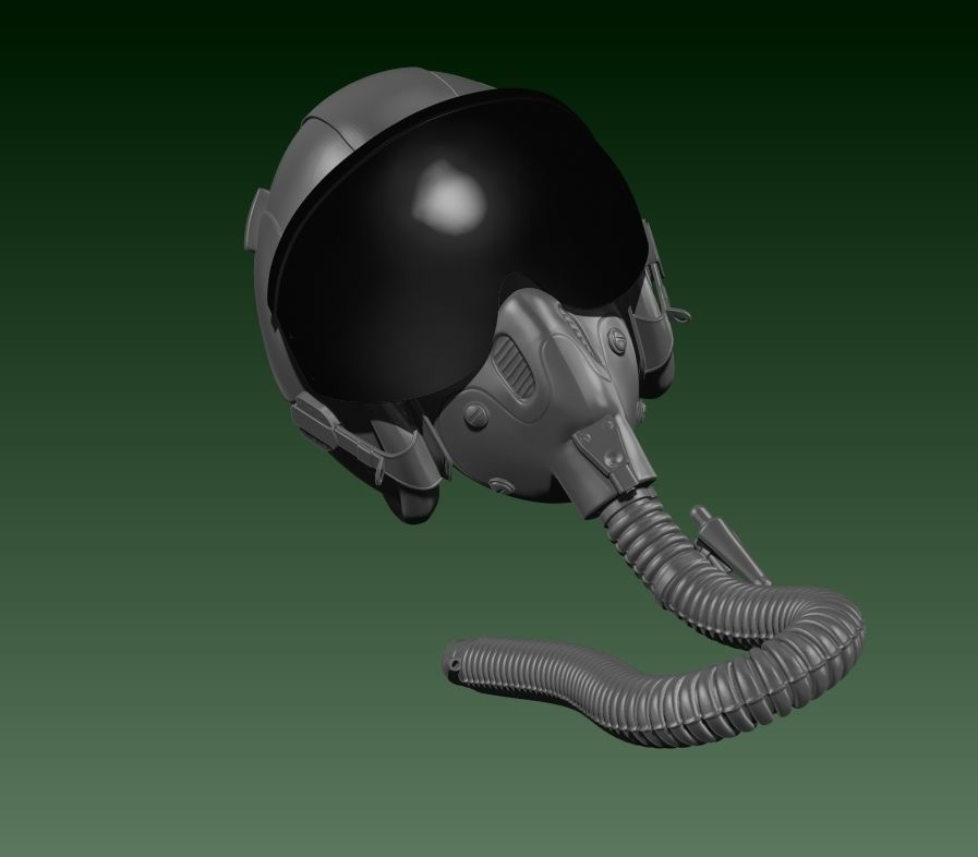 Helmet HGU-55 3D print model_4