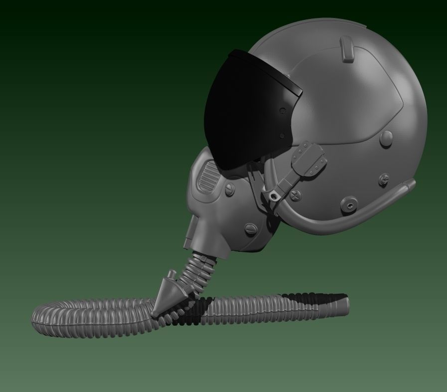 Helmet HGU-55 3D print model_5