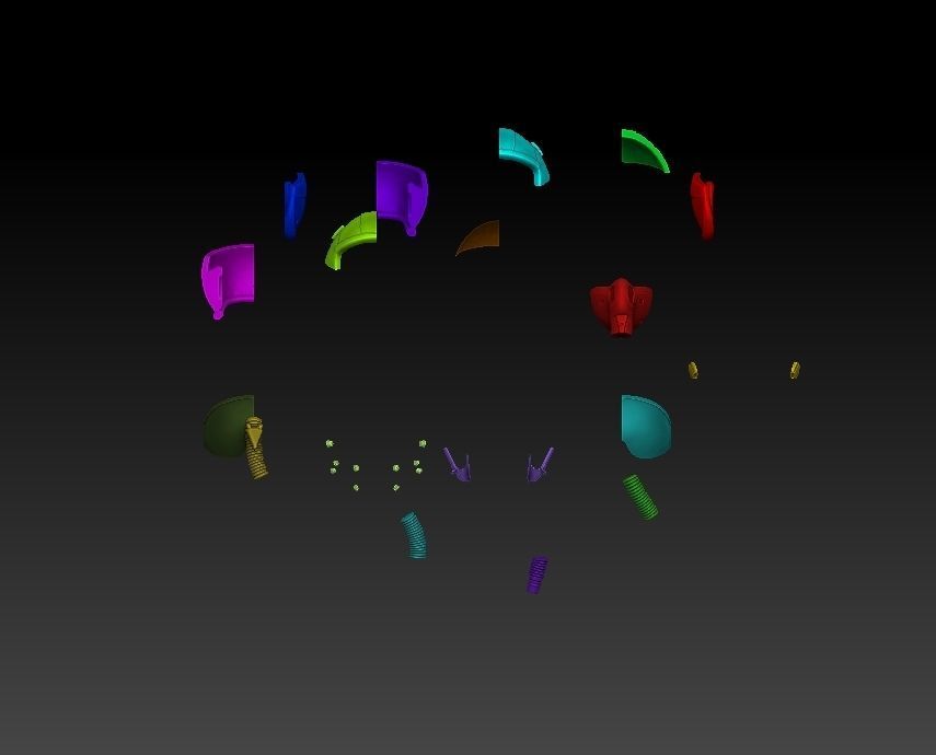 Helmet HGU-55 3D print model_11