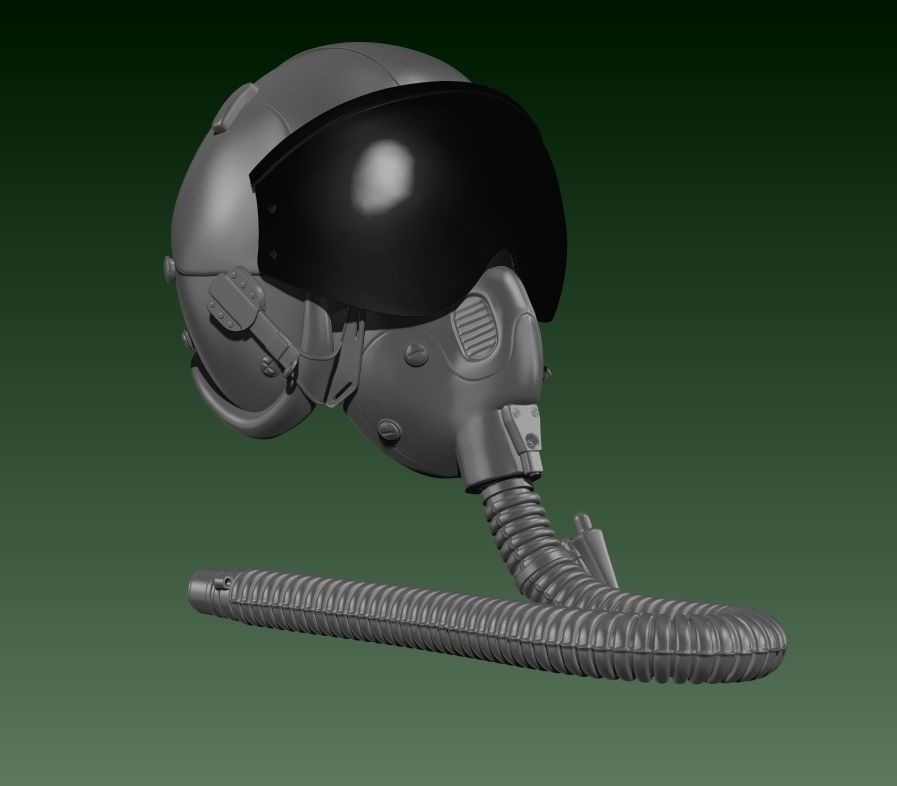 Helmet HGU-55 3D print model_3