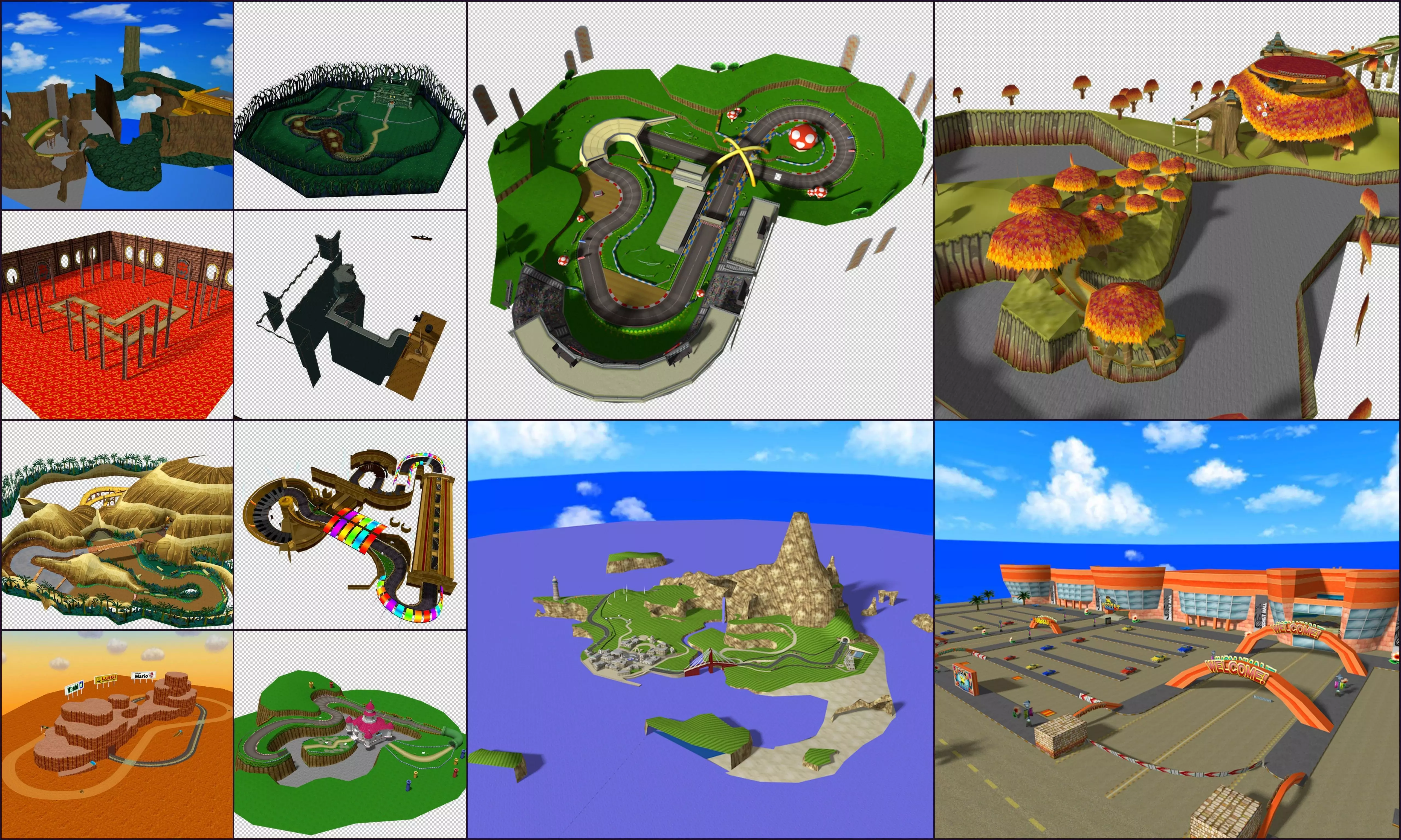 Cartoon - Landscape and Scene Low-poly 3D model_0