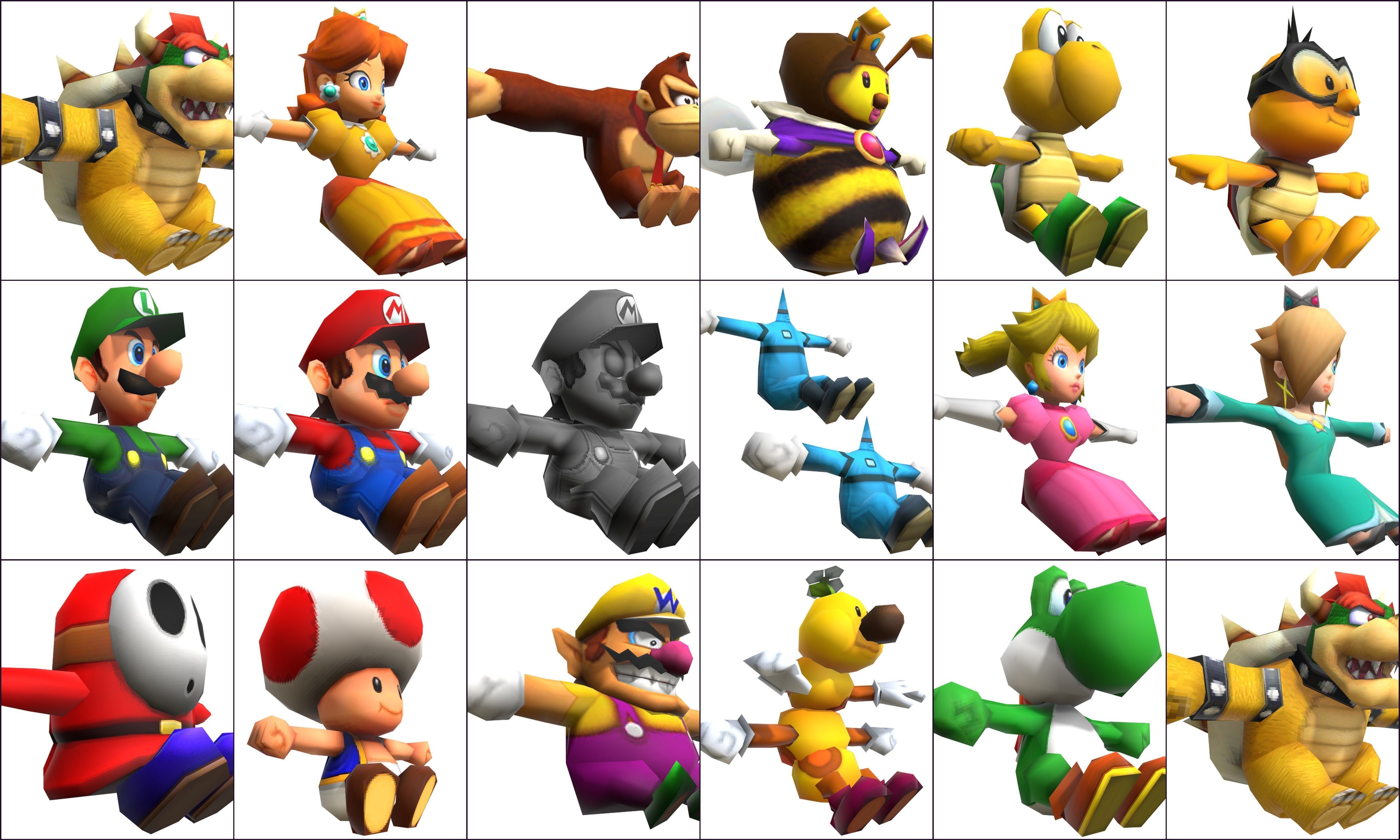 Cartoon - Collection Characters and others Low-poly 3D model_5