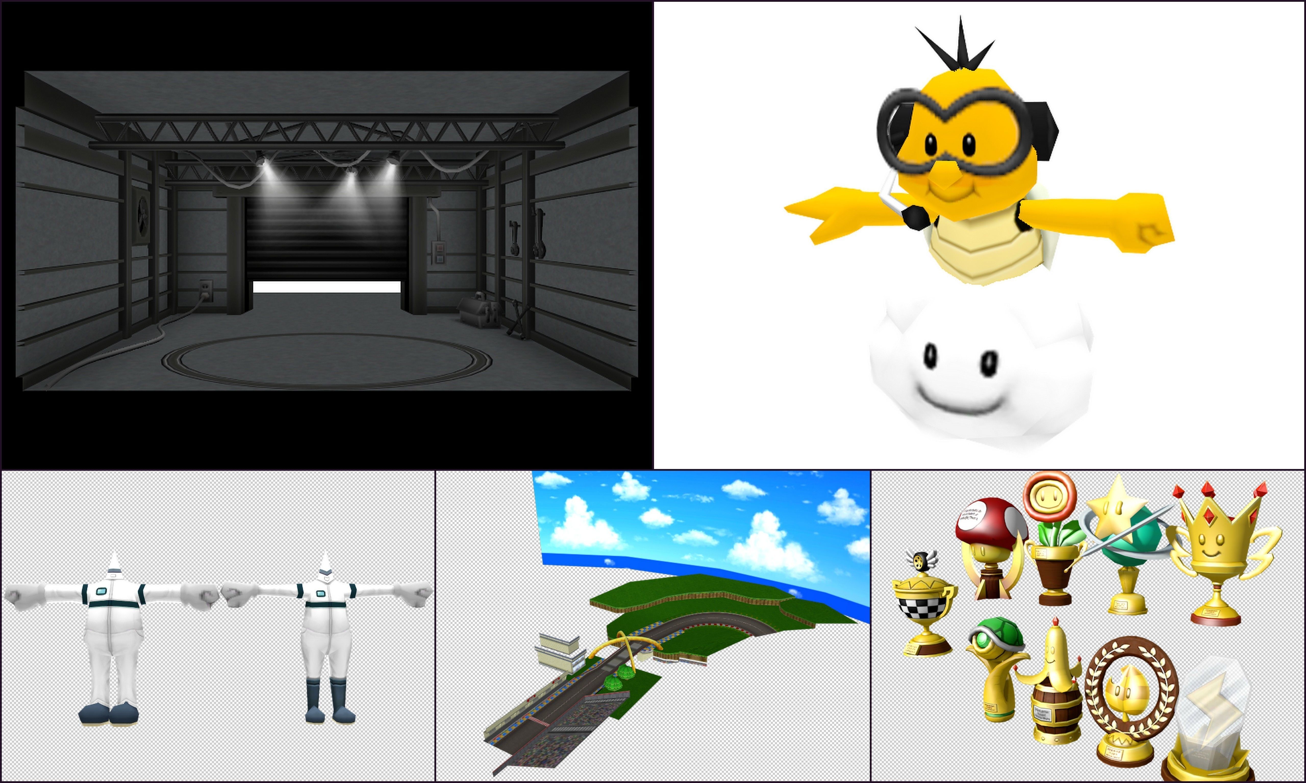 Cartoon - Collection Characters and others Low-poly 3D model_4