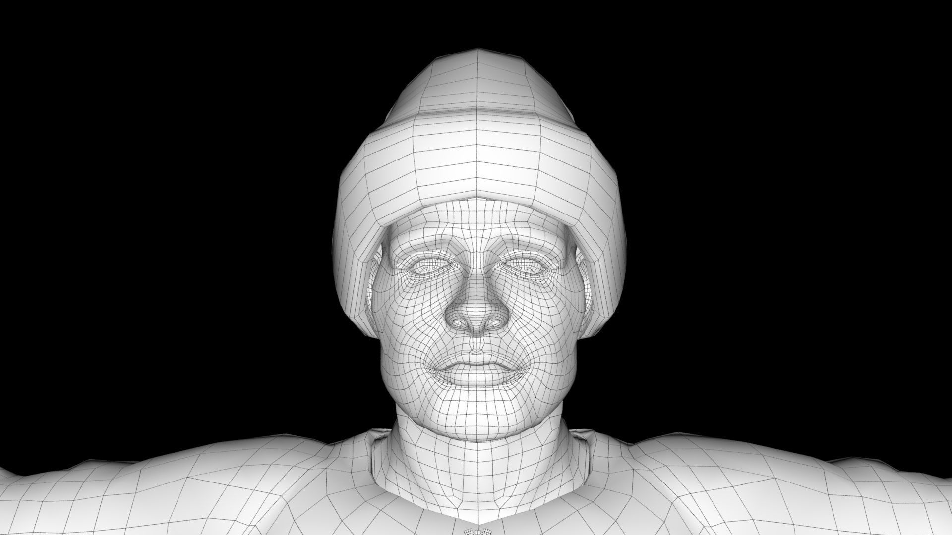 Santa rigged 3d model Low-poly 3D model_19