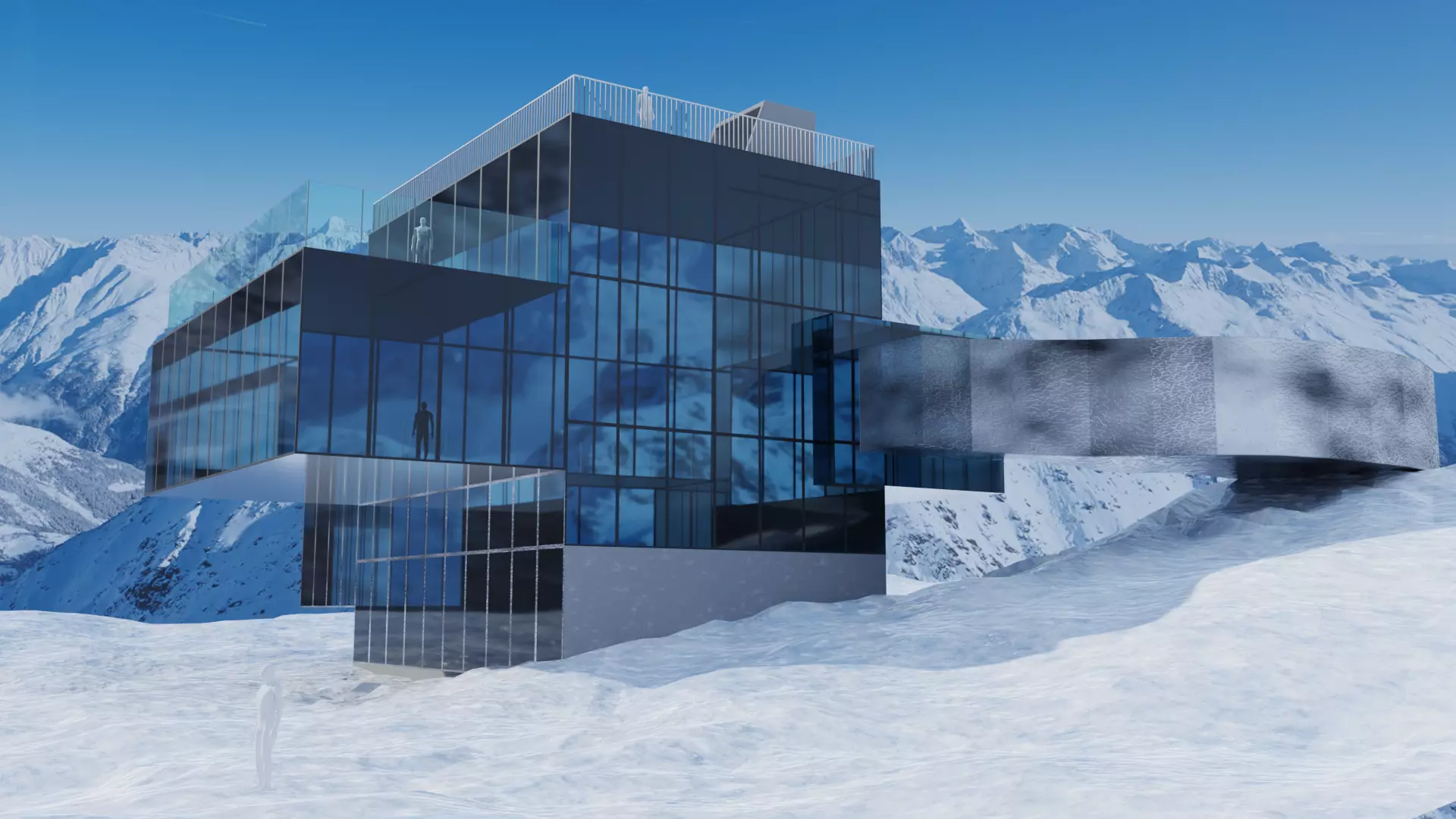 iceQ Restaurant Soelden 3D model_0