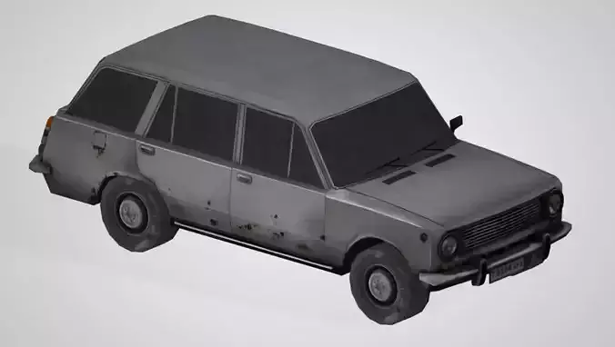 Lowpoly Car 08