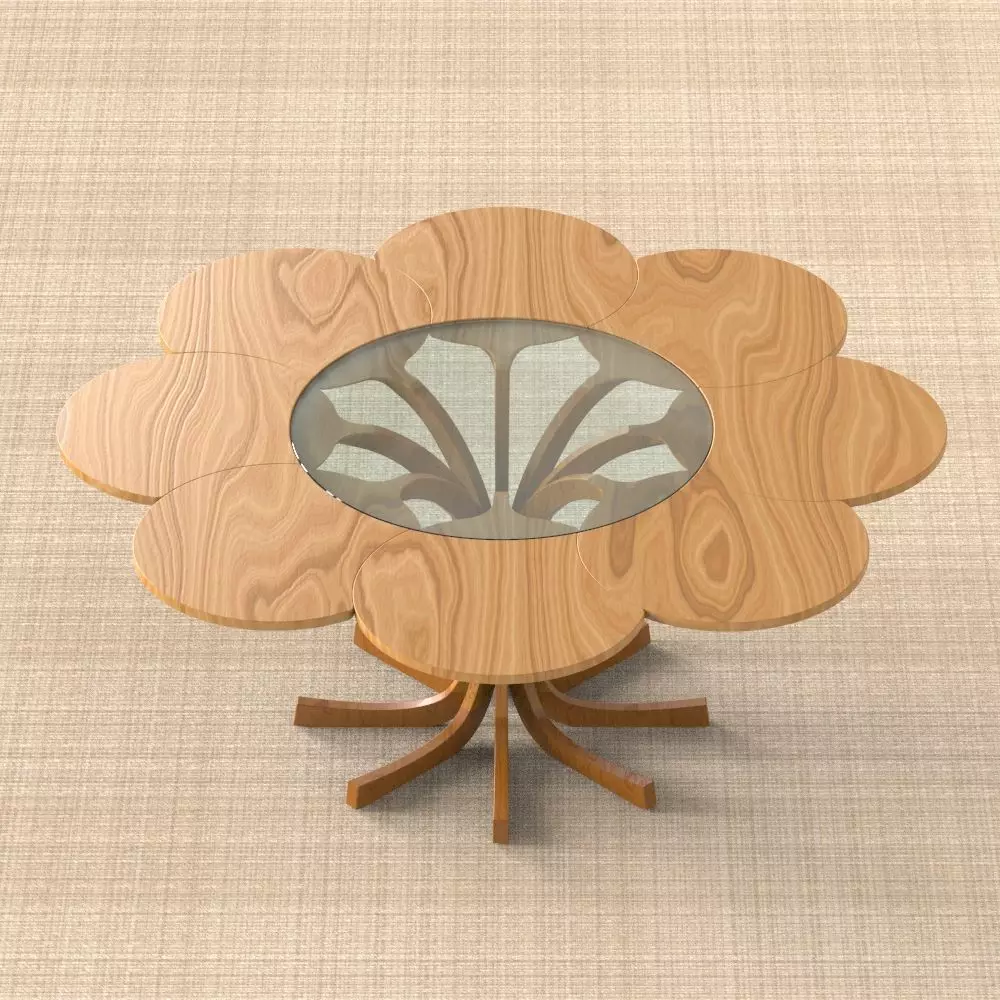 Bespoke Luxury Table Free low-poly 3D model