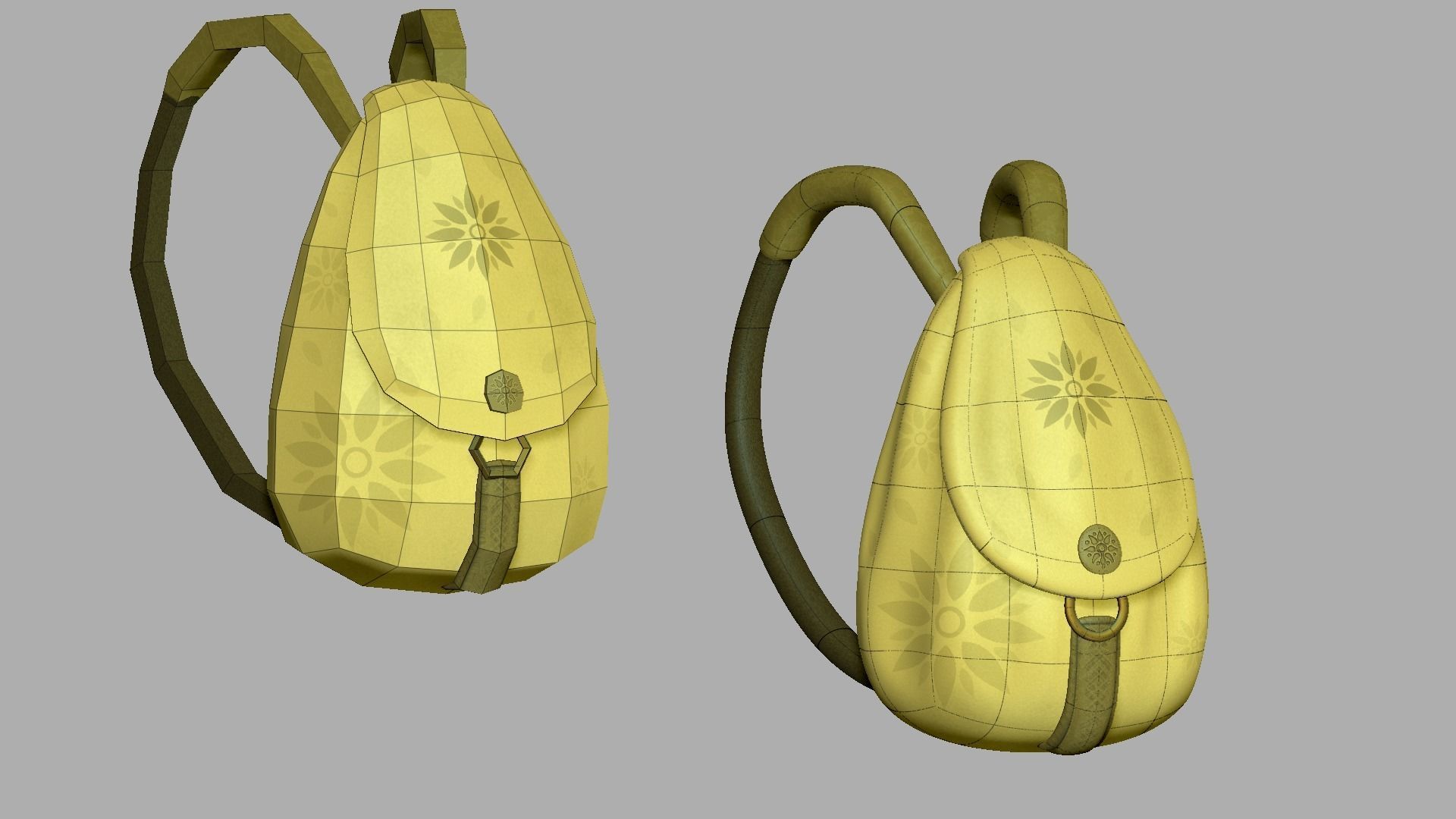 05 Girl Backpack - Female Character 3D Model Collection_27