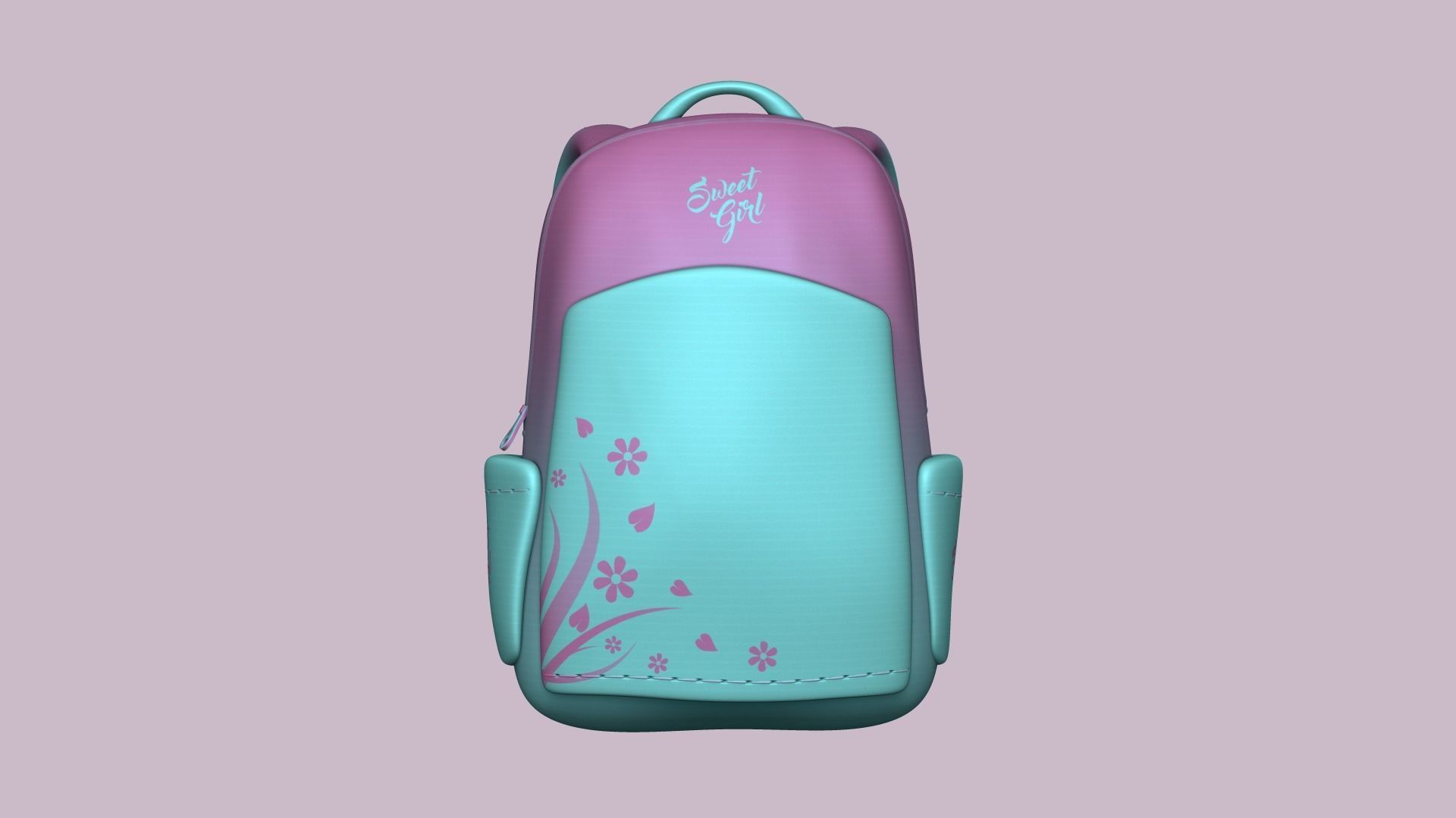 05 Girl Backpack - Female Character 3D Model Collection_9