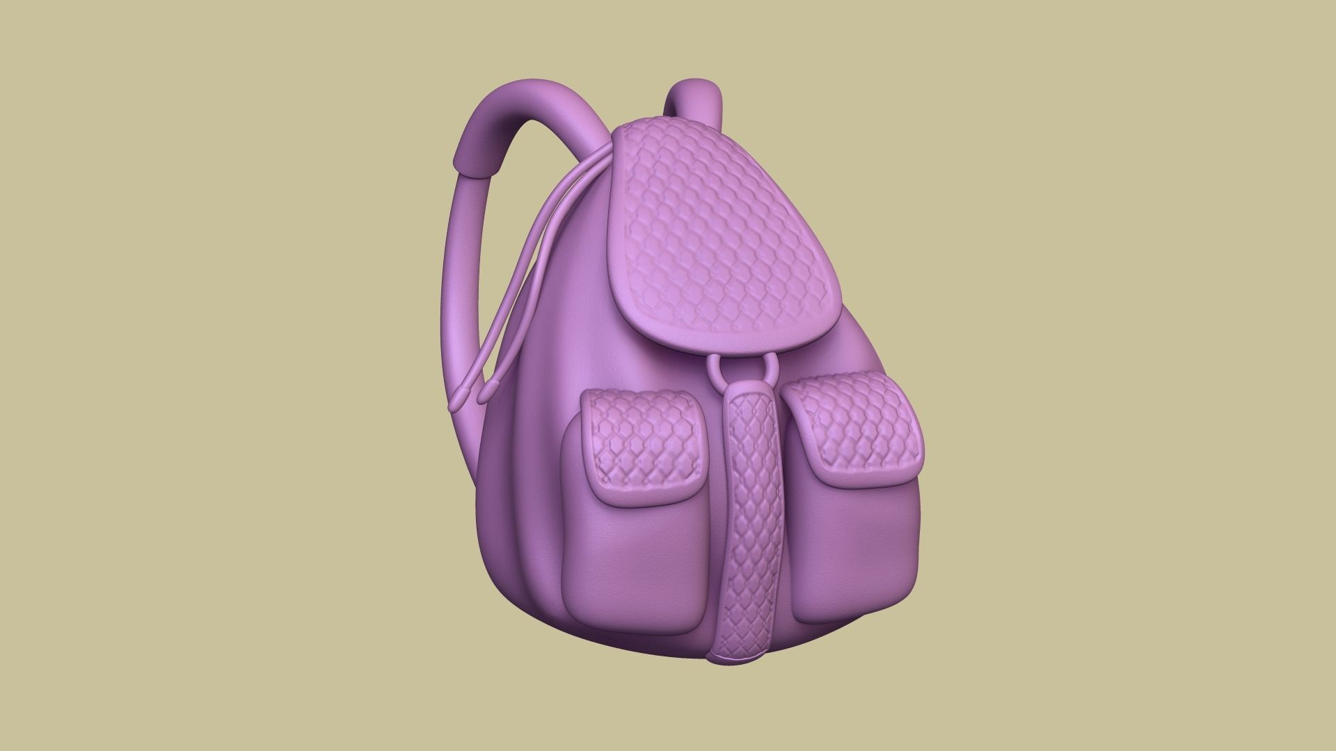 05 Girl Backpack - Female Character 3D Model Collection_13