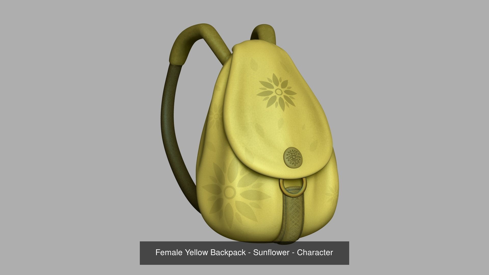 05 Girl Backpack - Female Character 3D Model Collection_5