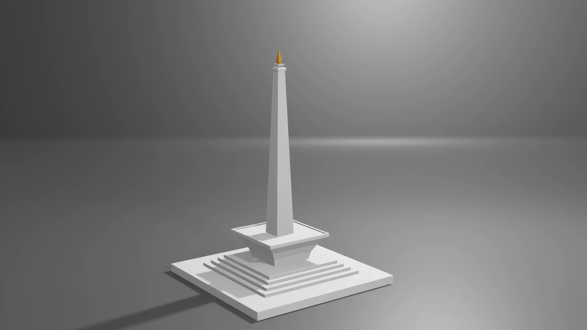 Monumen Nasional Indonesia Monas 3D print model_0