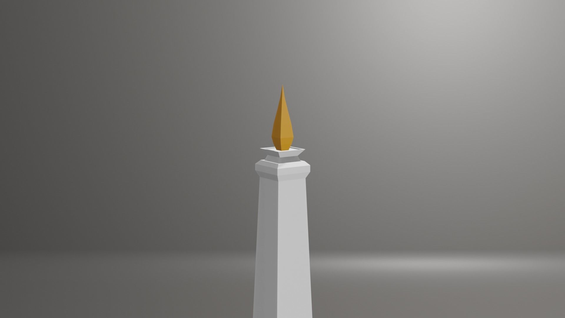 Monumen Nasional Indonesia Monas 3D print model_1