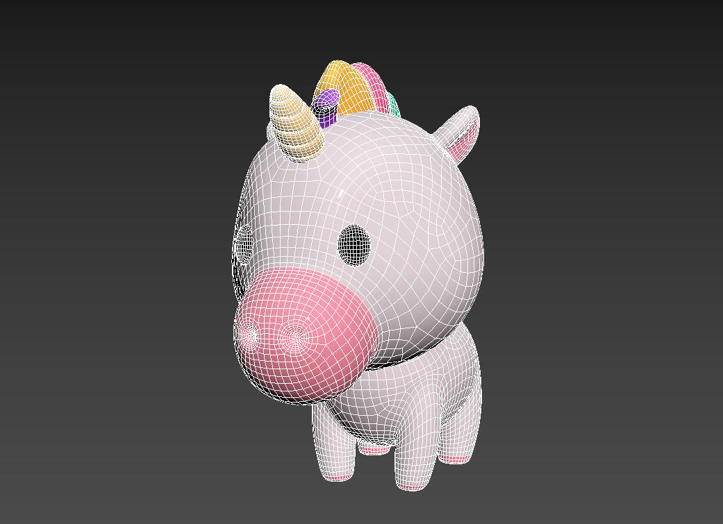 Character061 Unicorn 3D model_13