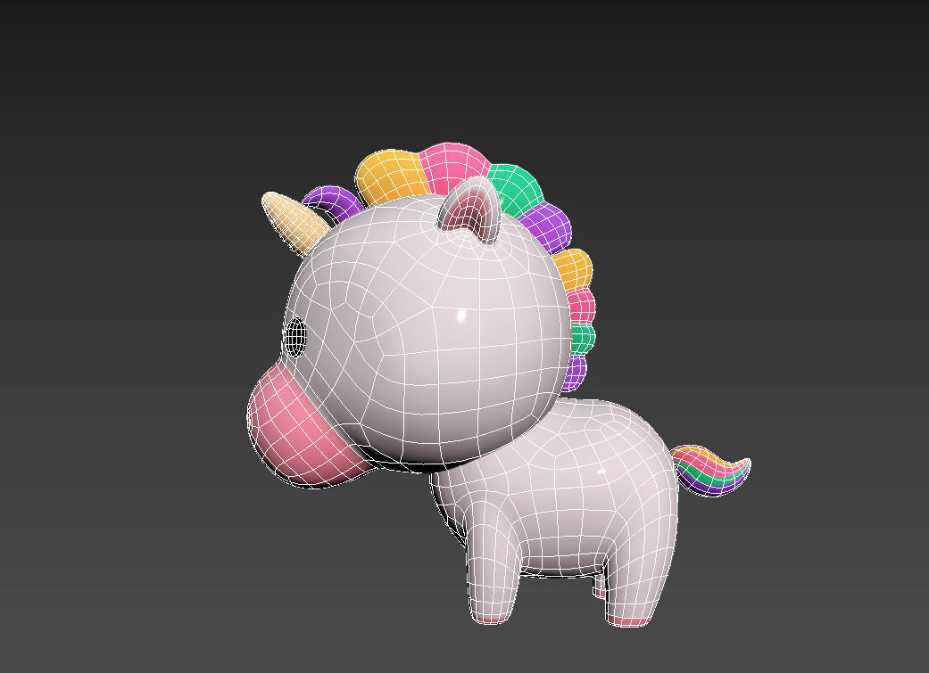 Character061 Unicorn 3D model_21