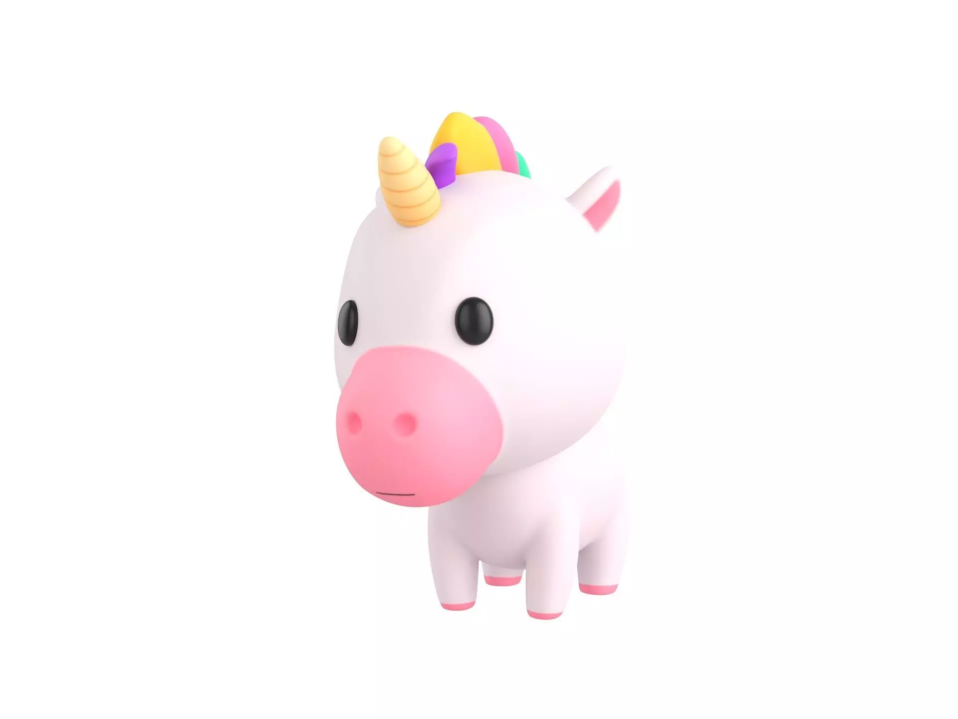 Character061 Unicorn 3D model_0