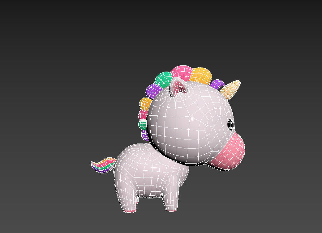 Character061 Unicorn 3D model_16