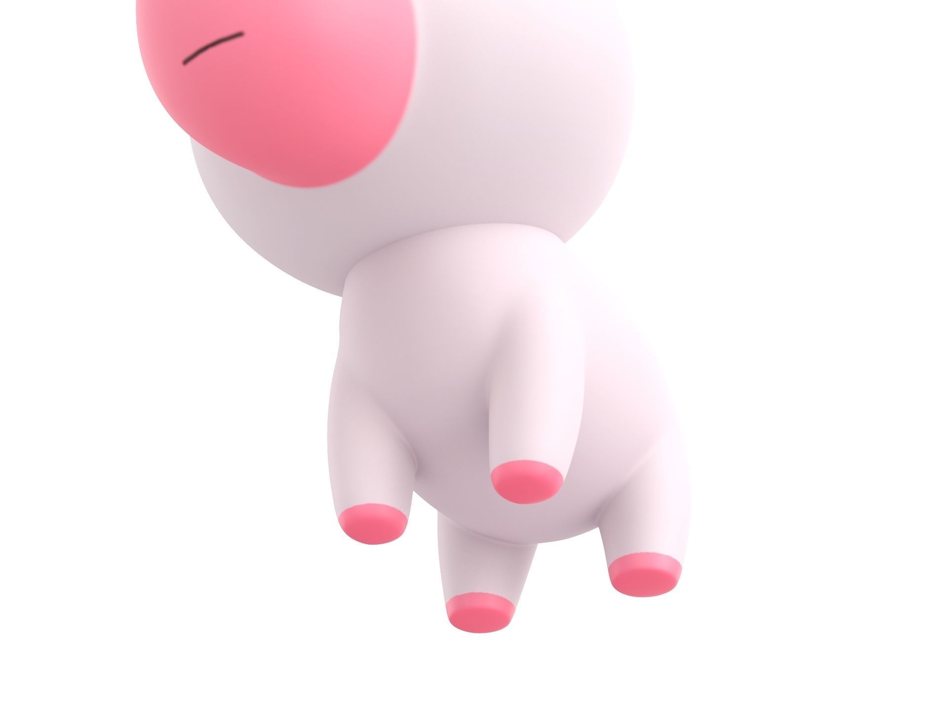 Character061 Unicorn 3D model_9