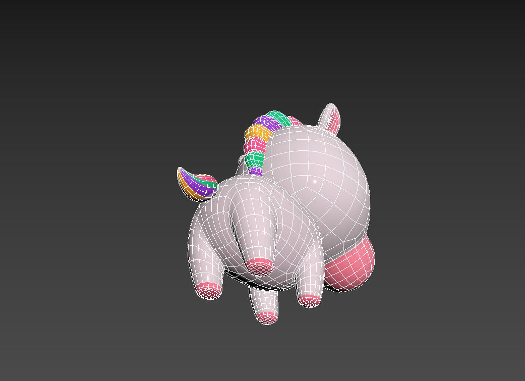 Character061 Unicorn 3D model_17