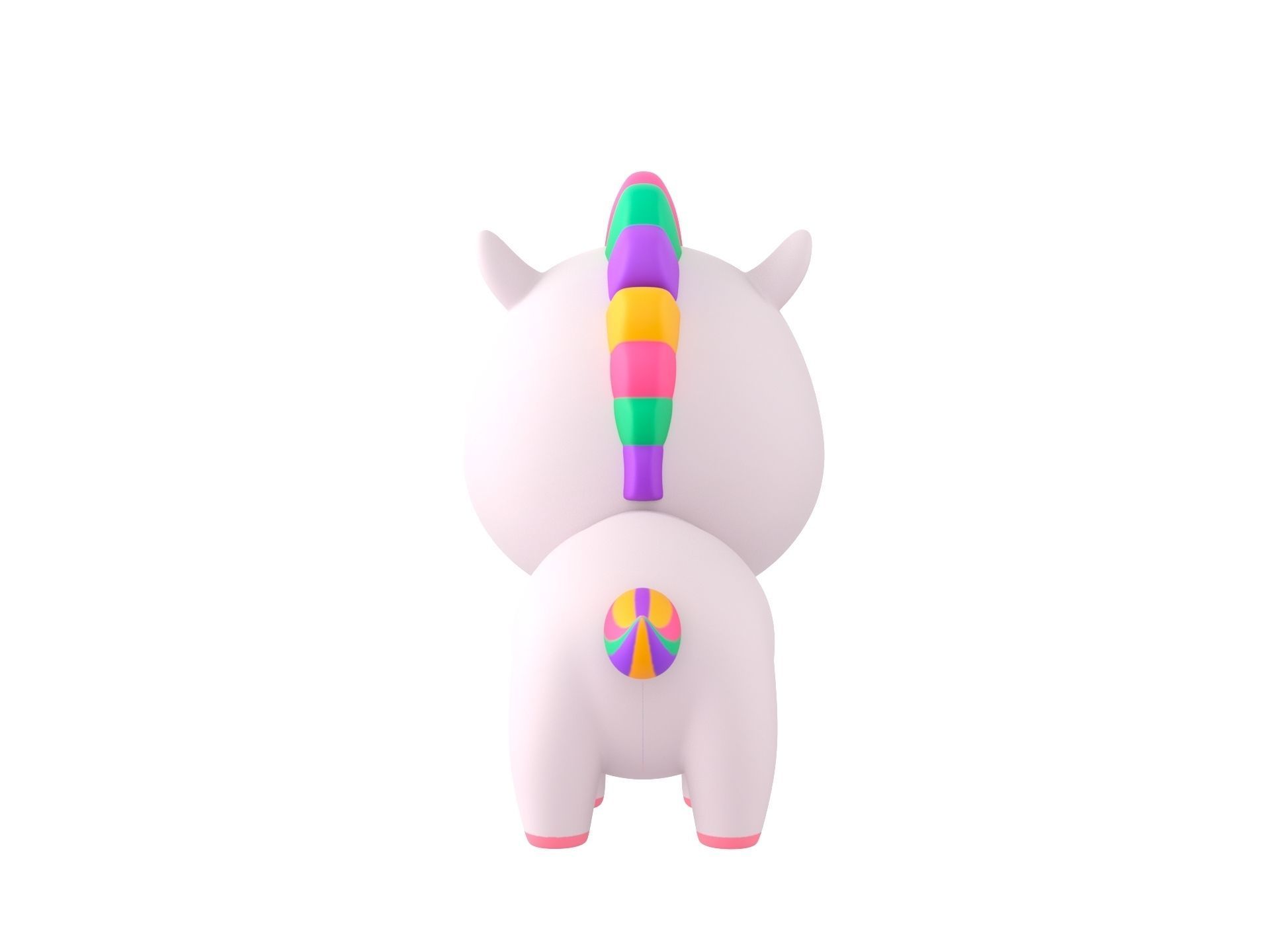 Character061 Unicorn 3D model_5
