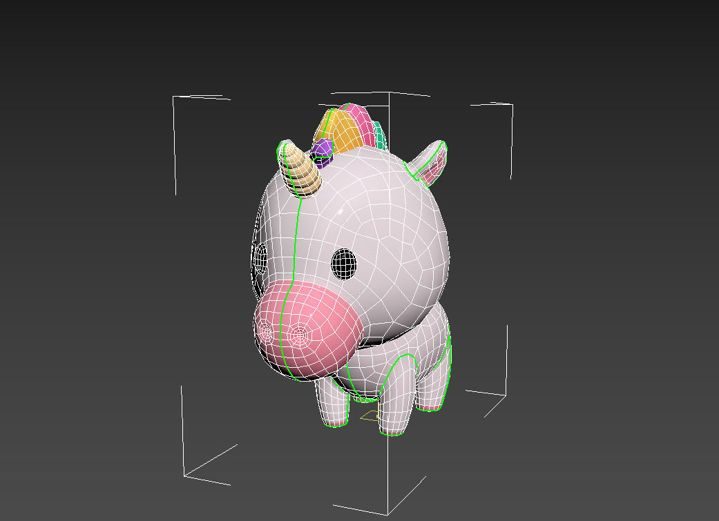 Character061 Unicorn 3D model_24