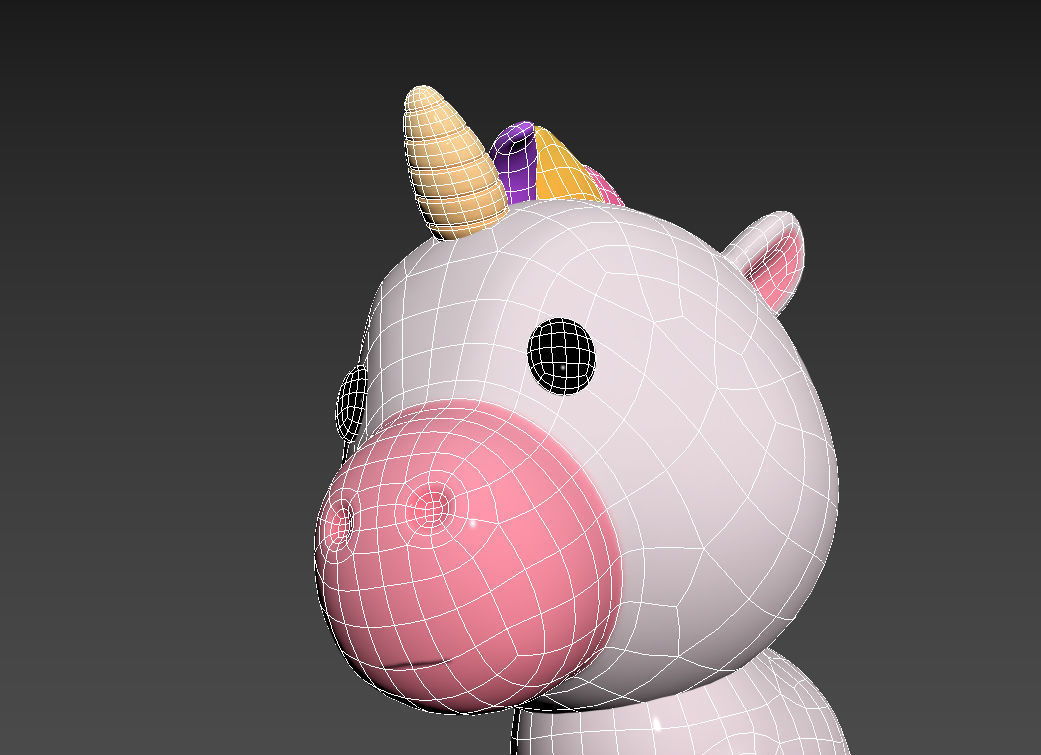 Character061 Unicorn 3D model_22