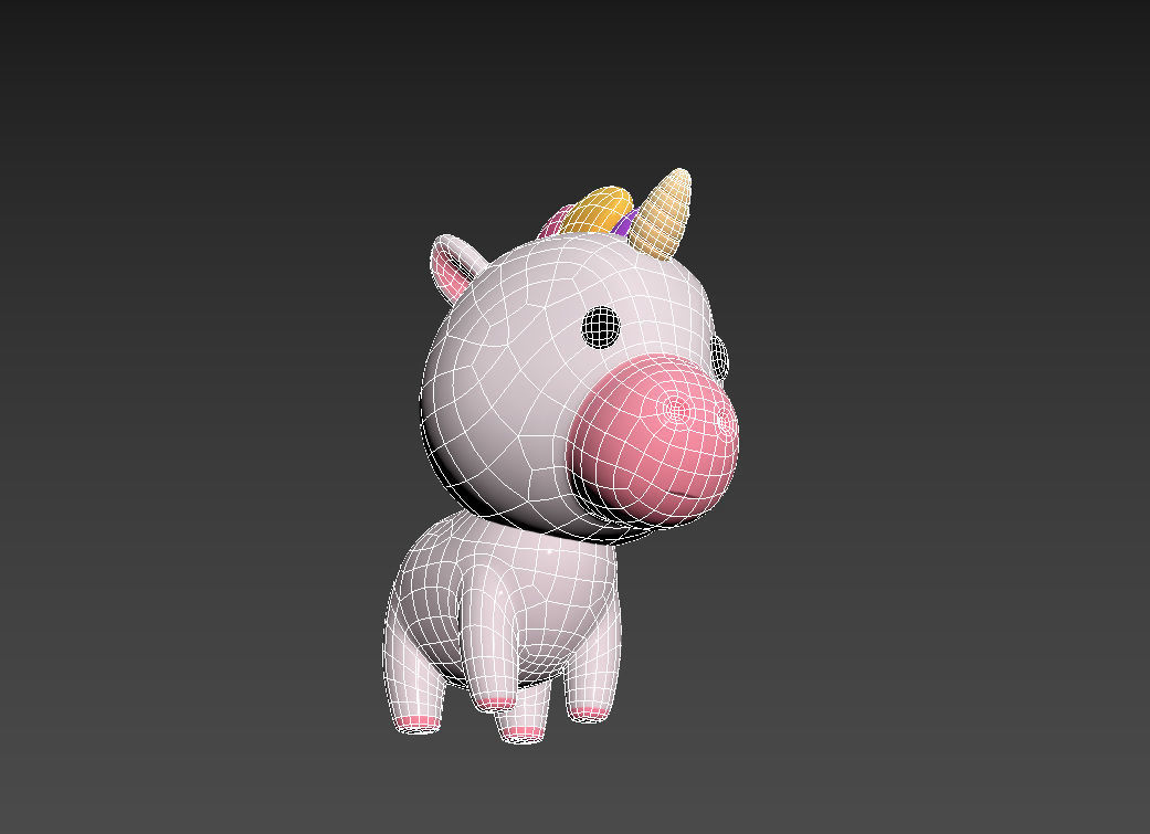 Character061 Unicorn 3D model_15